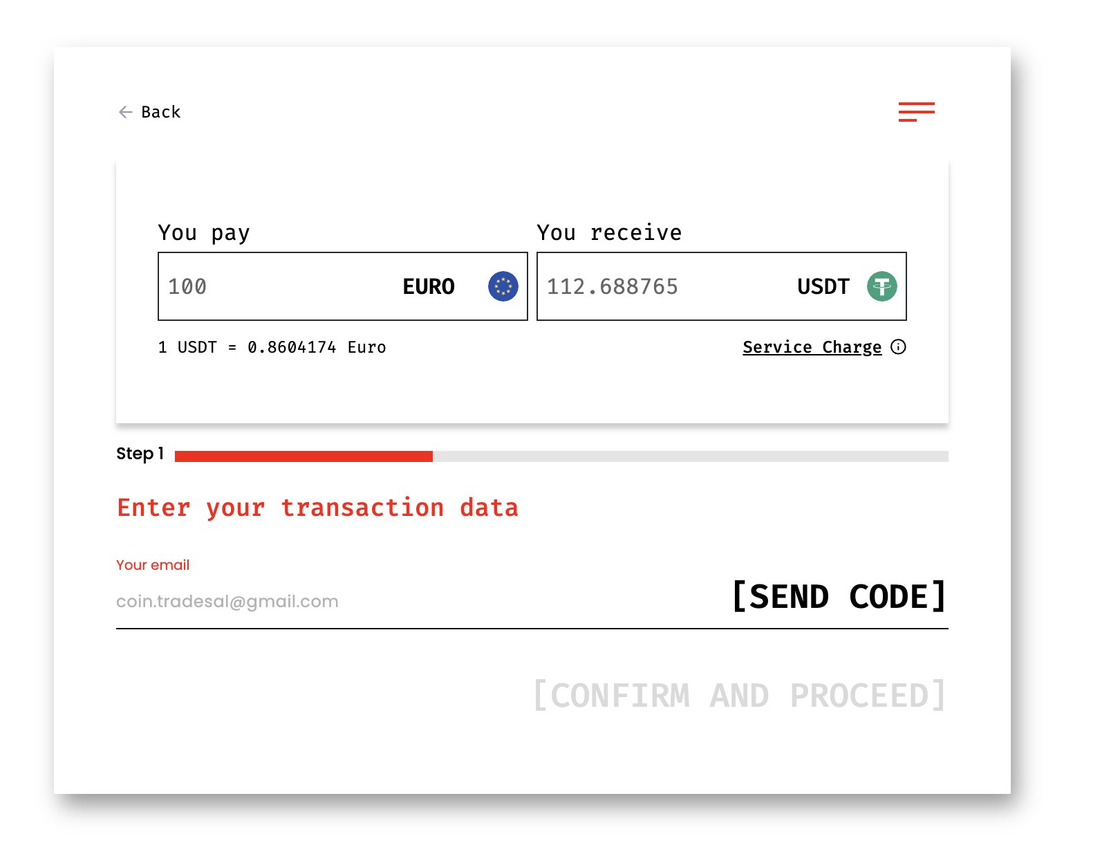 CryptoBridge screenshot