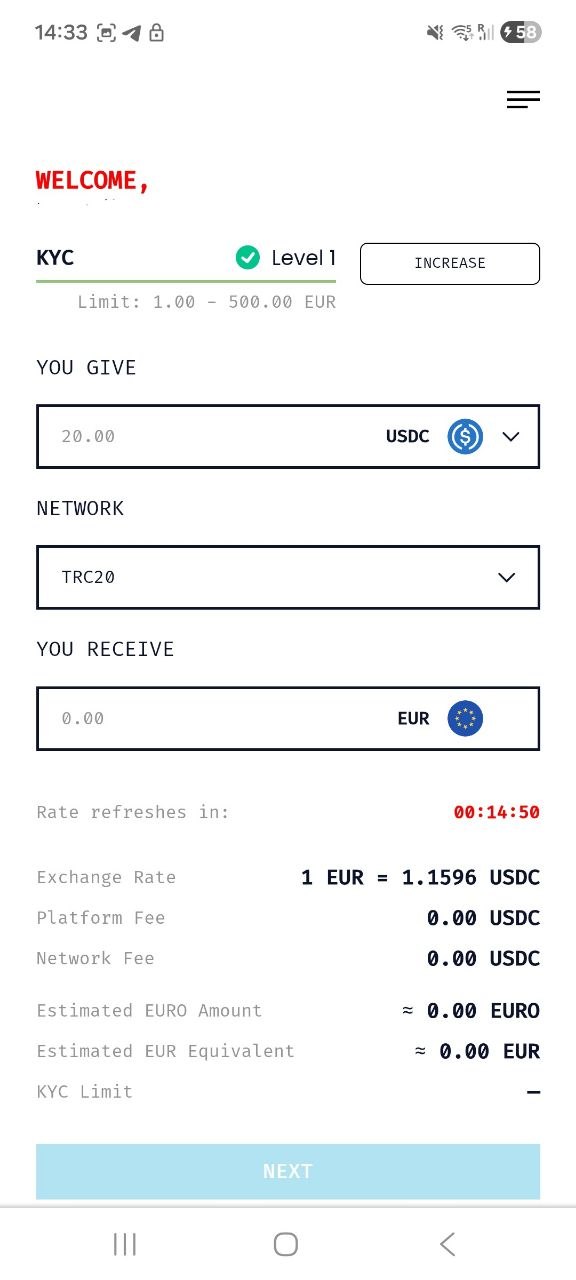 CryptoBridge mobile